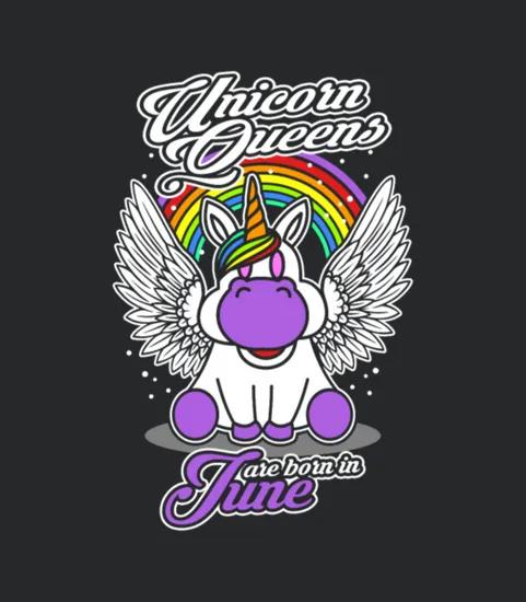 June Birthday Unicorn Queen