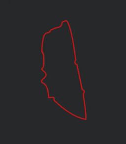 Le Mans Circuit Outline Tee