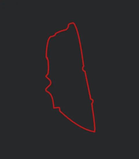 Le Mans Circuit Outline Tee