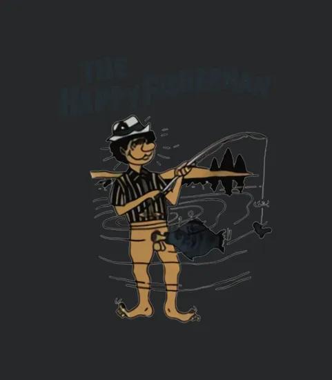 The Happy Fisherman Graphic