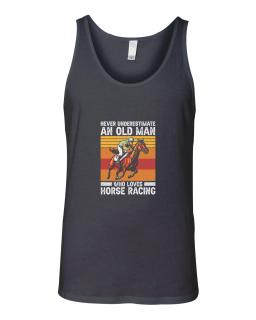 Horse Racing Lover Old Man