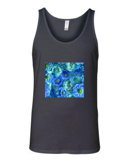 3d Blue Delphinium Tumbler Wrap