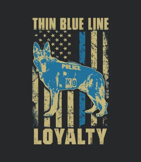Thin Blue Line K9 Loyalty