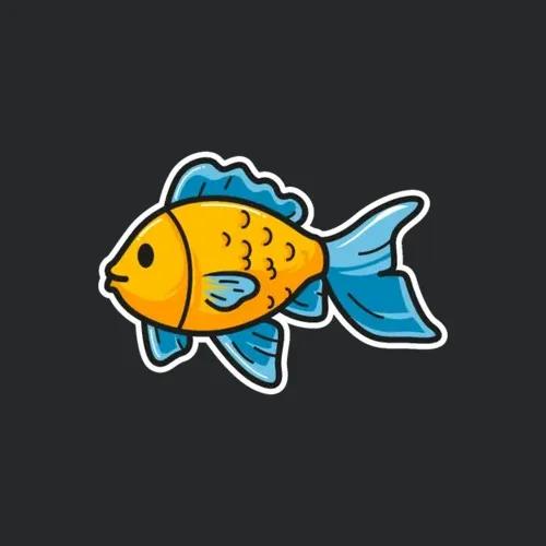 Cute Gold Fish Clipart