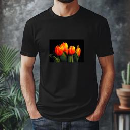 Orange Tulips Poster