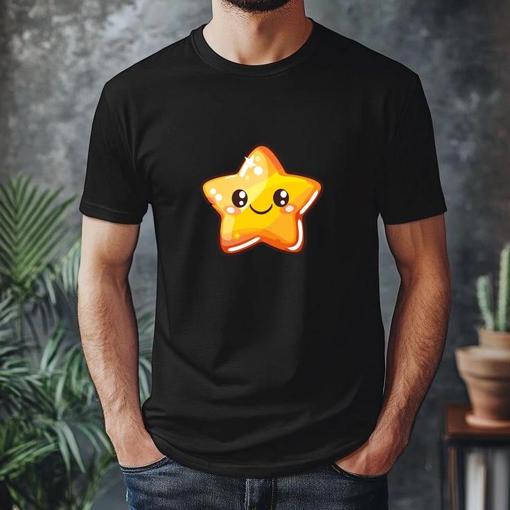Yellow Star Cute Orange Star