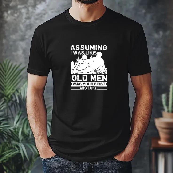Old Man Snowboarding Shirt