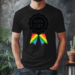 100percent Gay Badge