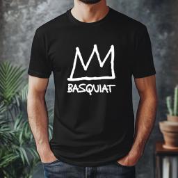 Classic Basquiat Crown Line Art