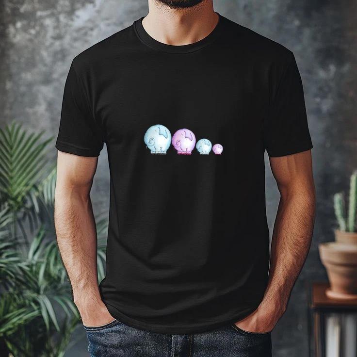 Elephant Family Tee Fitted