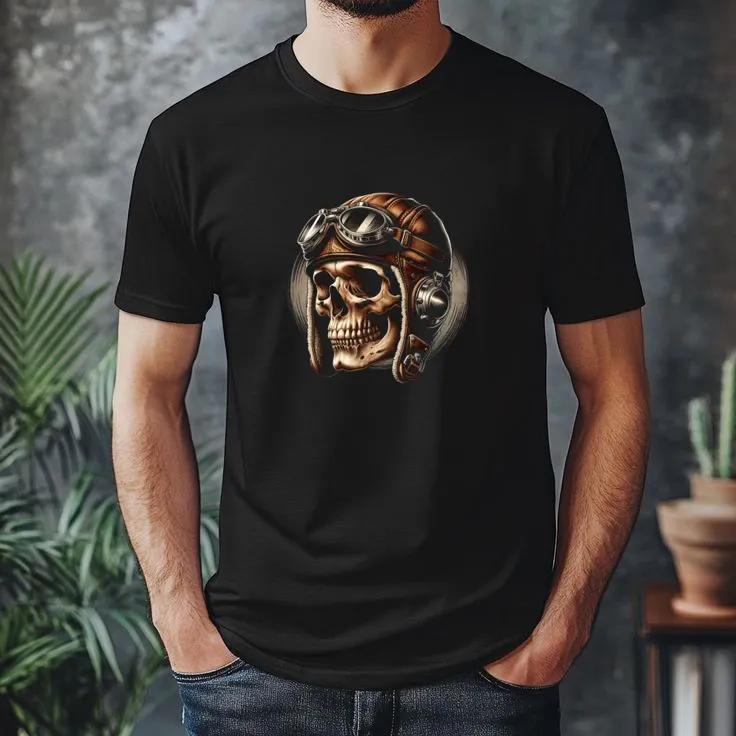 Retro Flight Skull