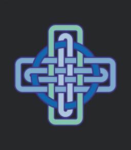 Celtic Knot Light Blue