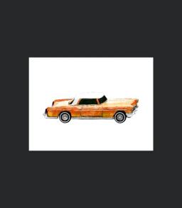 Orange Classic Car