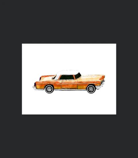 Orange Classic Car