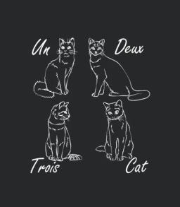 Un Deux Trois Cat French
