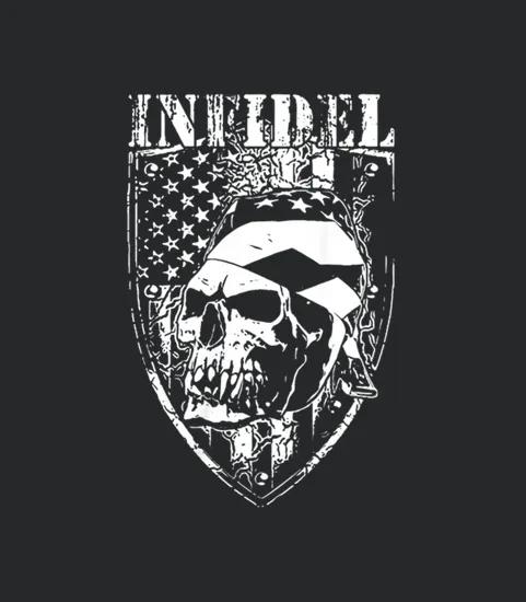 Infidel Militant Skull