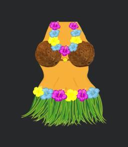 Coconut Bra Grass