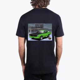 1970 74 Duster Poster Green