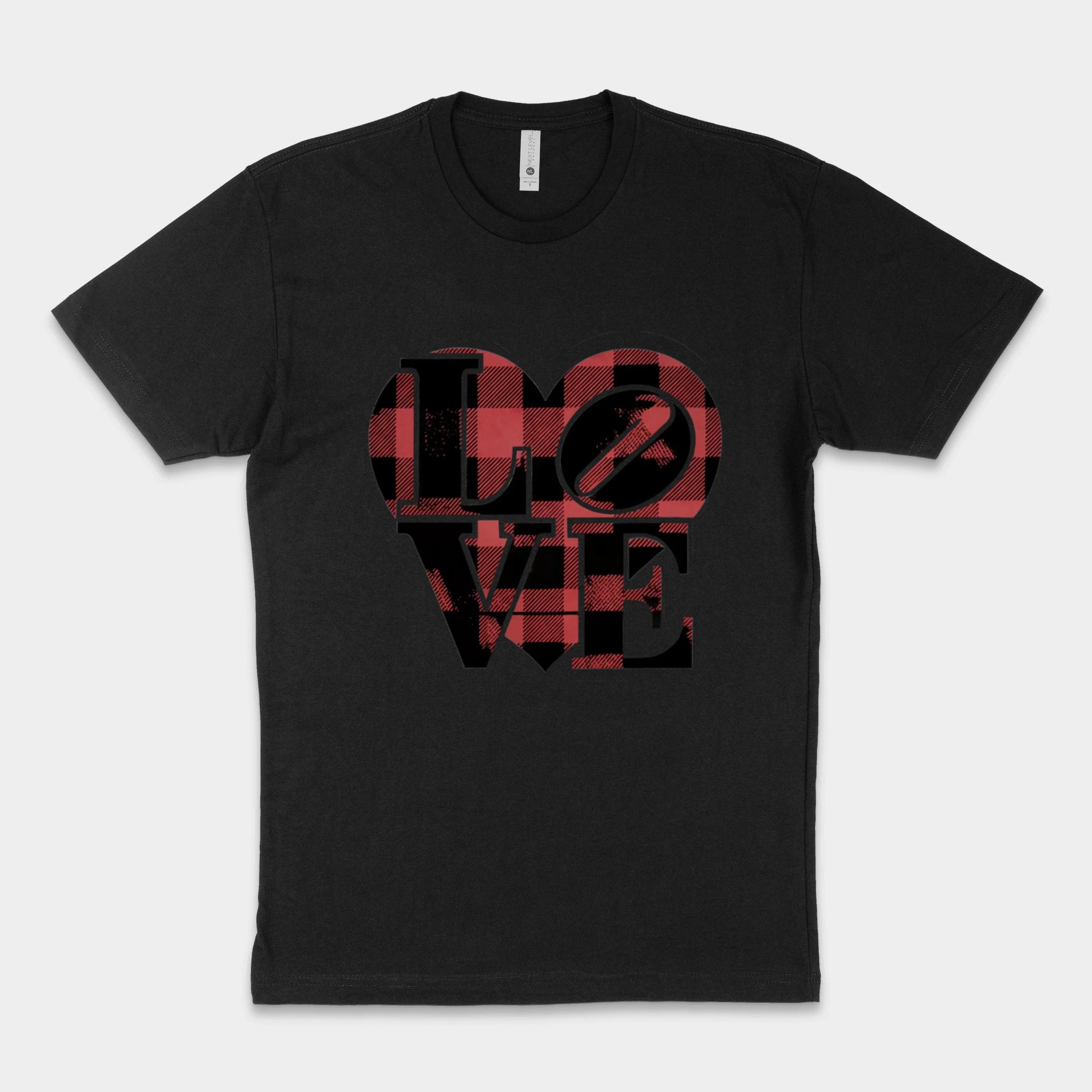 Buffalo Plaid Love Heart