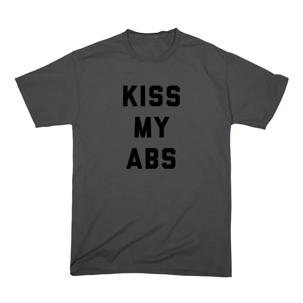 Kiss My Abs Funny Gym Quote