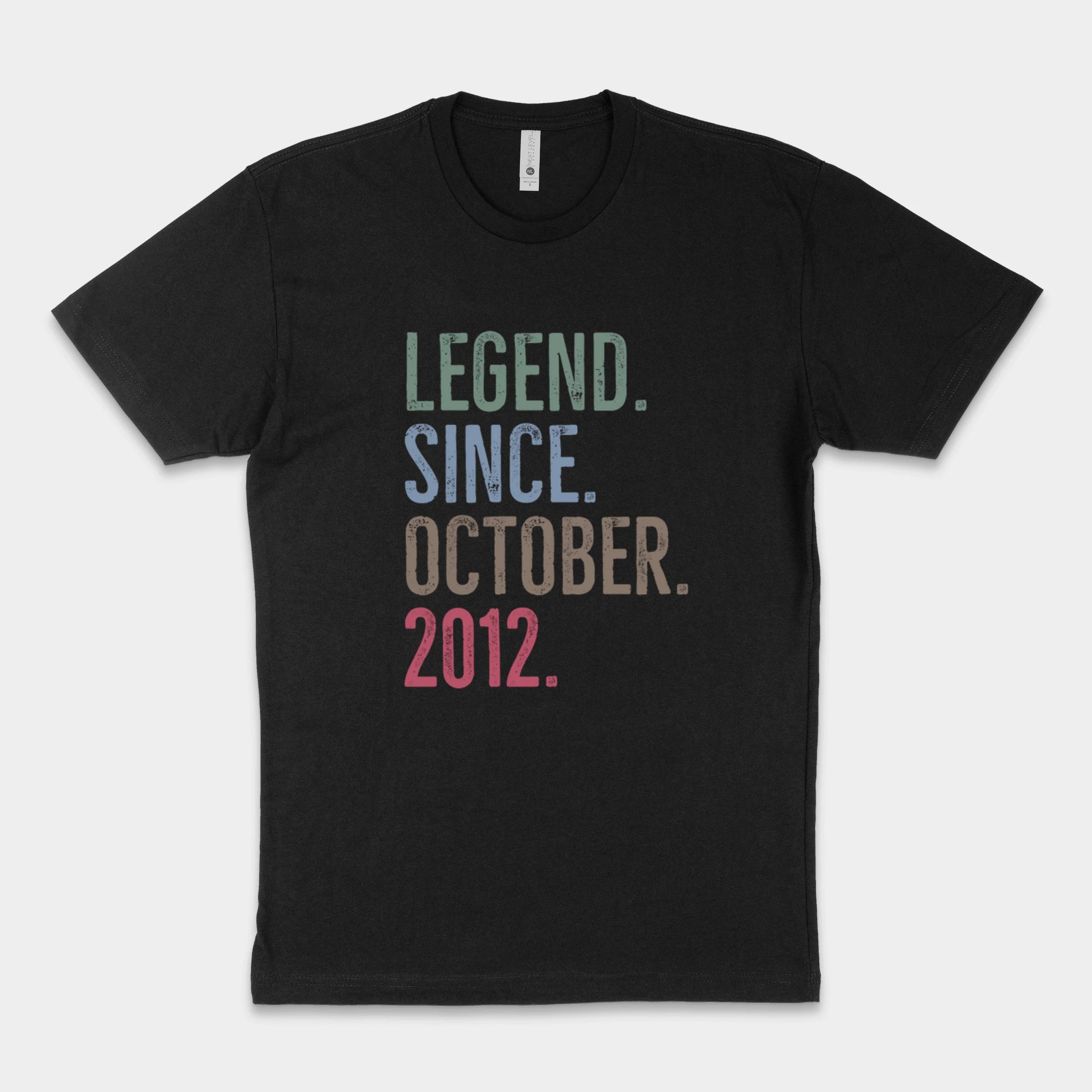 Legend Since October 2012