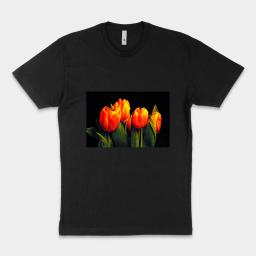 Orange Tulips Poster