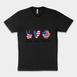 Peace Love America Design