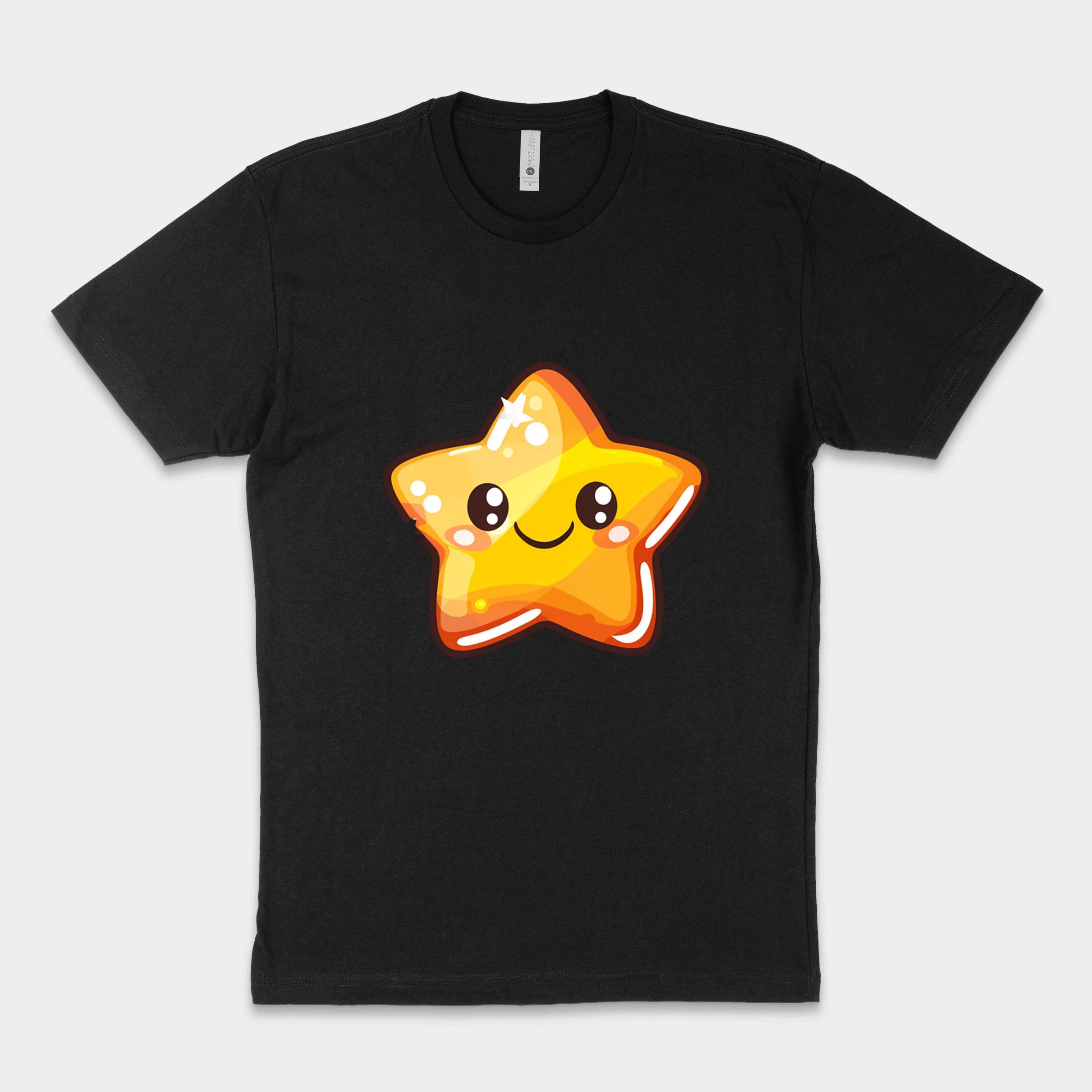 Yellow Star Cute Orange Star