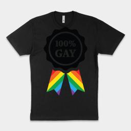 100percent Gay Badge
