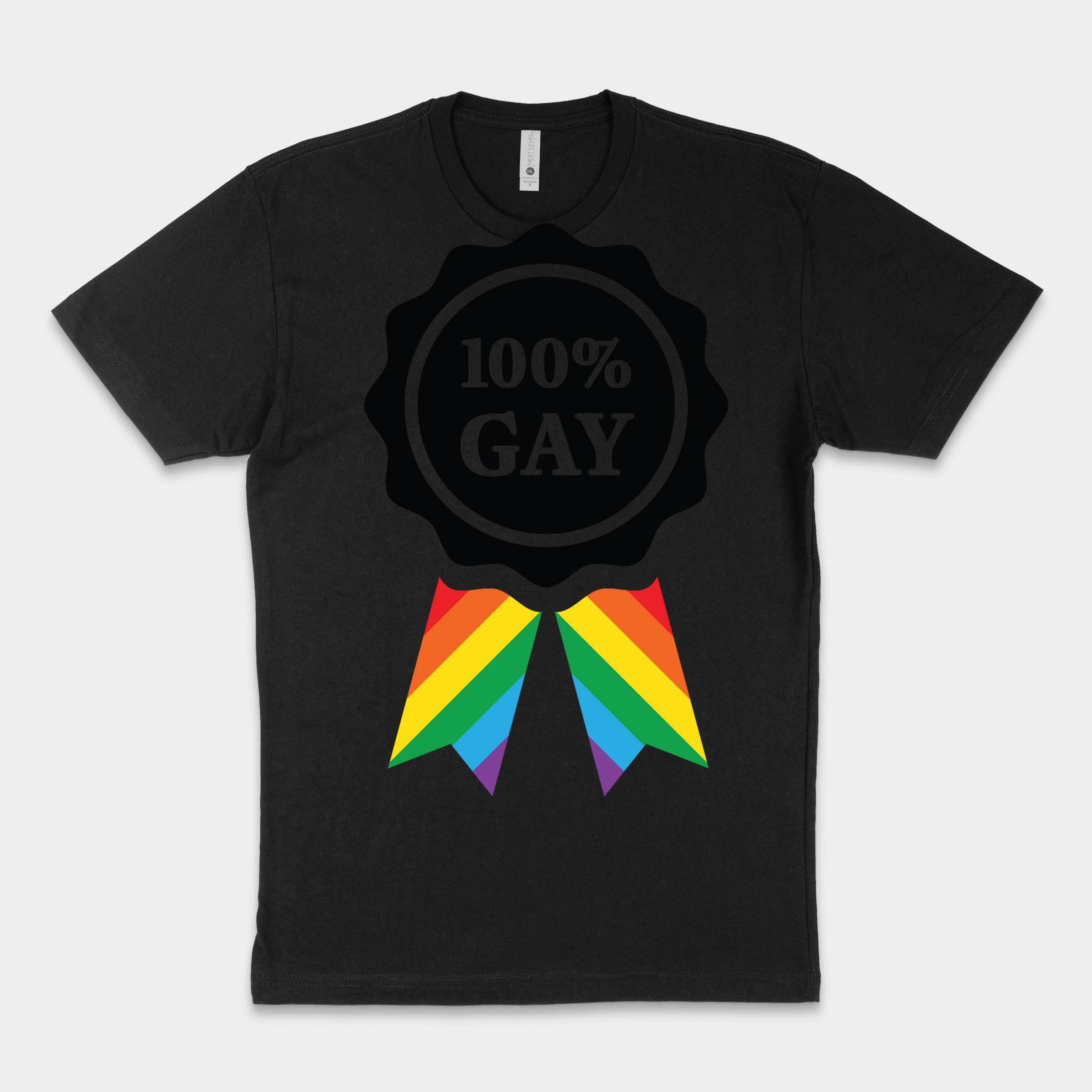 100percent Gay Badge