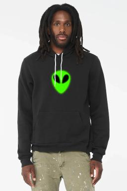 Glowing Green Alien