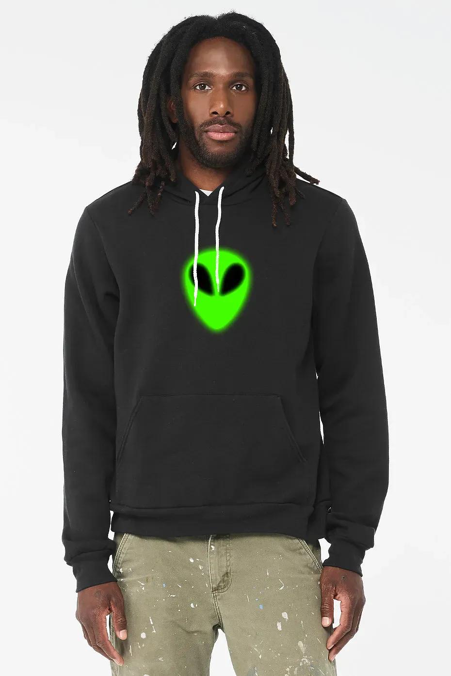 Glowing Green Alien