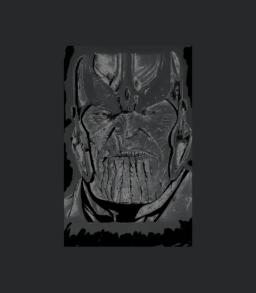 Hand Painted Thanos Design