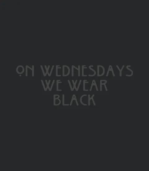 On Wednesday Logo Funny