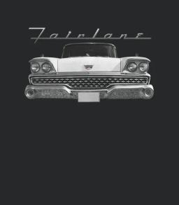 1959 Ford Fairlane Front White