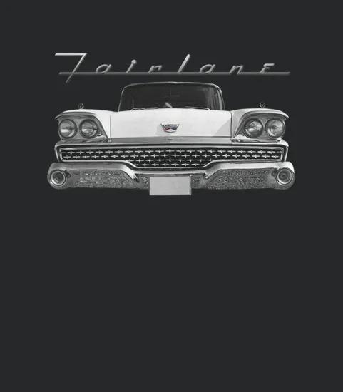 1959 Ford Fairlane Front White