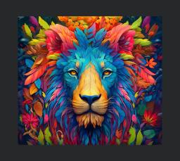 3d Asiatic Lion Tumbler Wrap