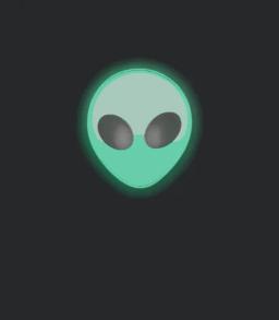 Glow Green Alien