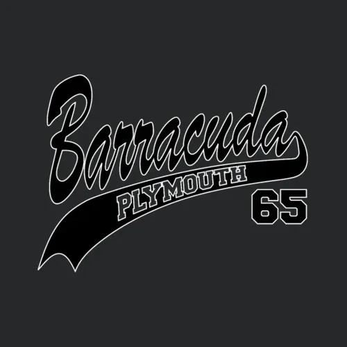 65 Barracuda White Outline