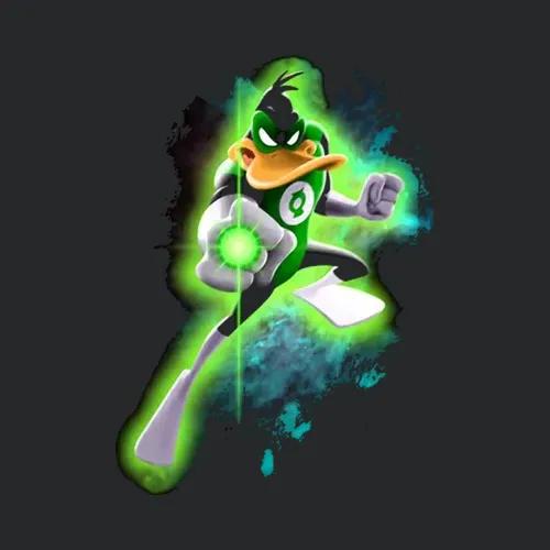 Daffy Duck Green Lantern Super Hero