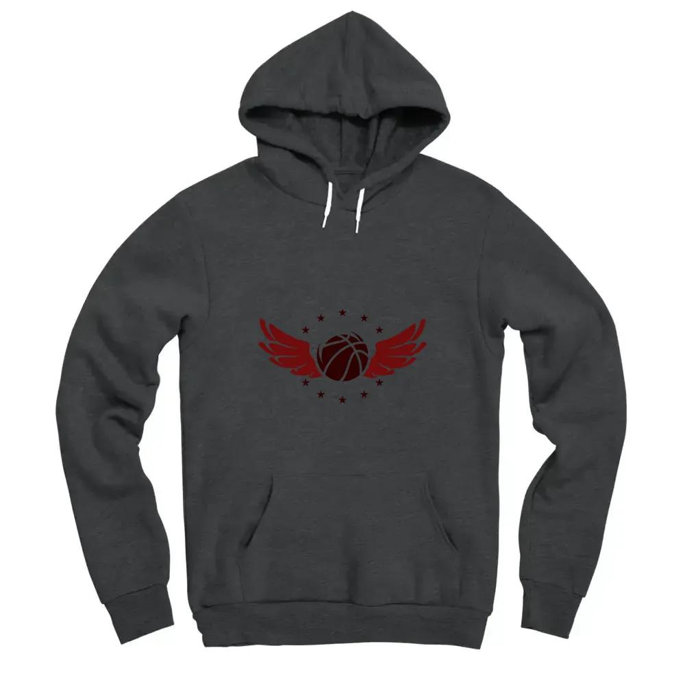 Basketball Logo With Wings
