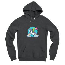 Alien Riding Unicorn