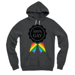 100percent Gay Badge