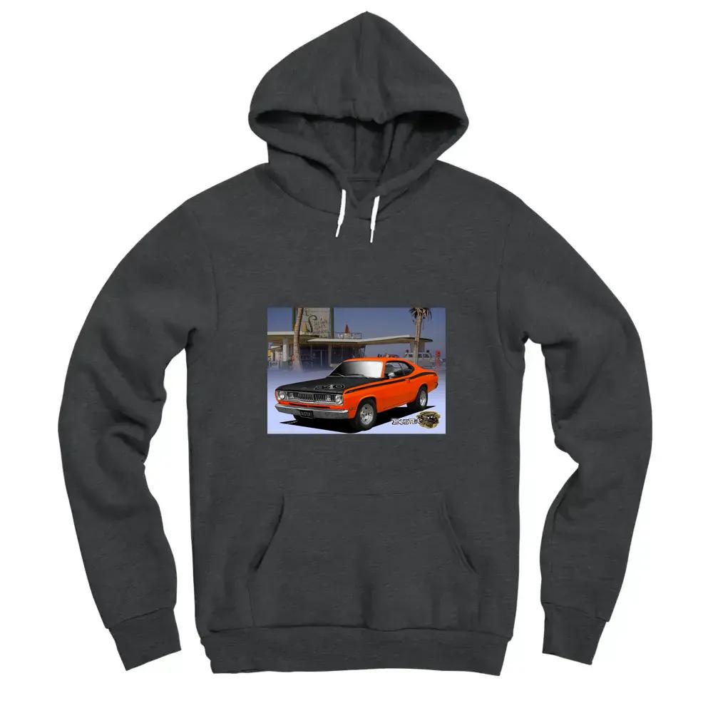 1970 74 Duster Poster Orange 3