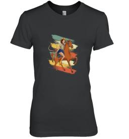 Rodeo Riding For Girls Motif