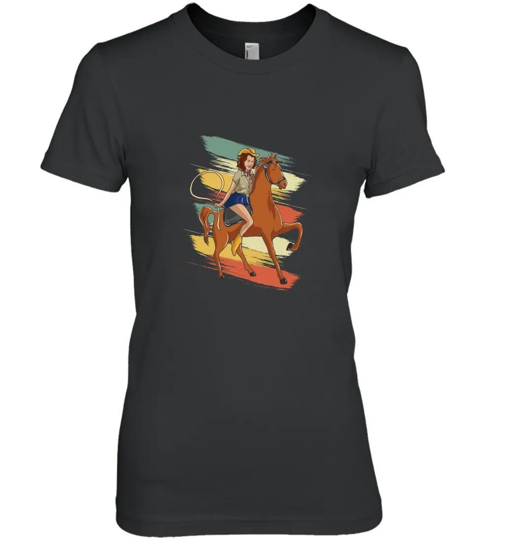 Rodeo Riding For Girls Motif