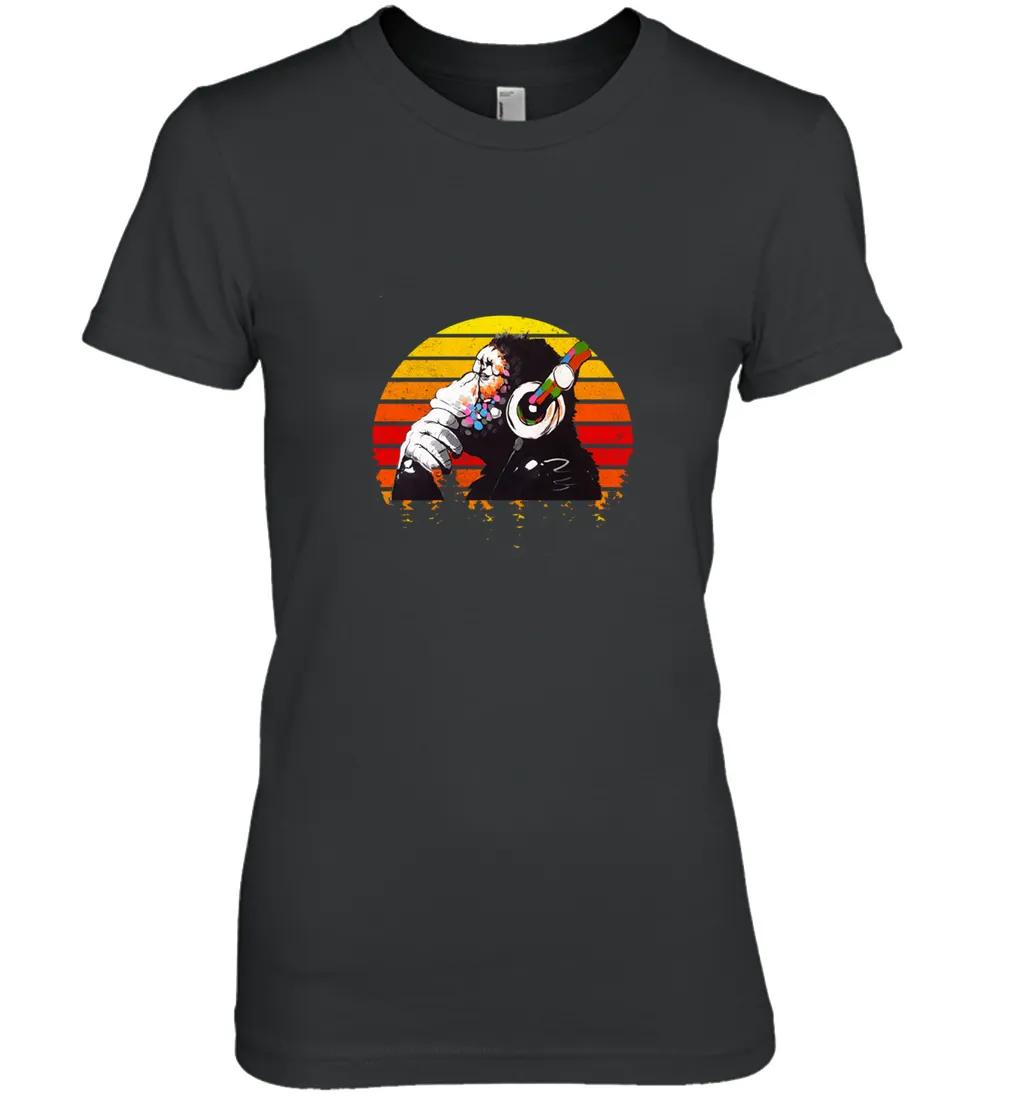 Banksy Dj Monkey Retro Vintage