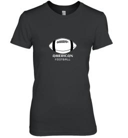 American Football Ball Black