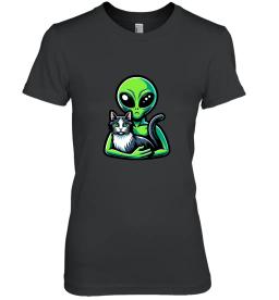 Alien And Grey Cat