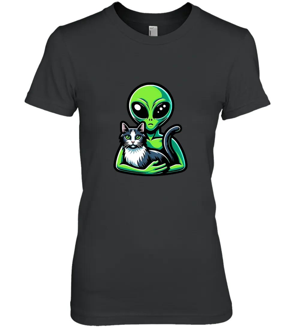 Alien And Grey Cat